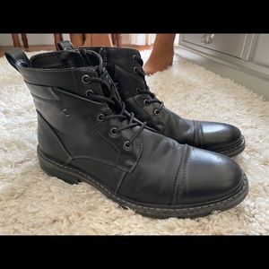 RW by Robert Wayne, Jefferson Boots Black - Size 10
